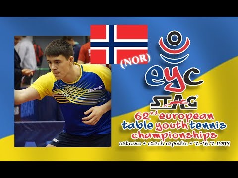 LIMONOV Anton UKR - BURINGRUD LANGEN Fredrik NOR 2019 European Youth Championships