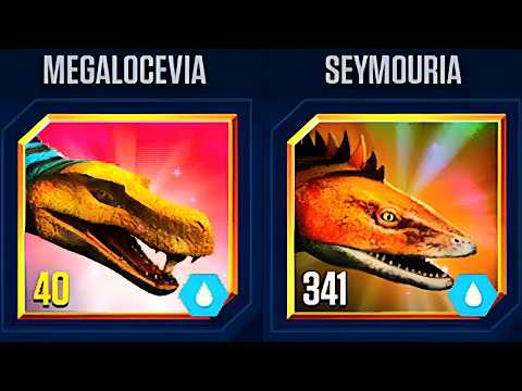 YUDON OF VIP BATTLE MEGALOCEVIA VS SEYMOURIA | JURASSIC WORLD THE GAME
