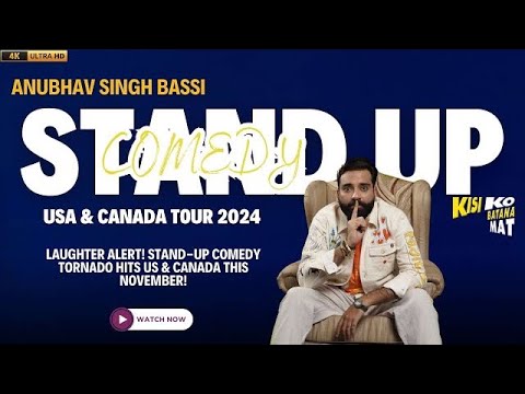 Anubhav Singh Bassi Comedy Show Tickets, 2024 Tour Dates