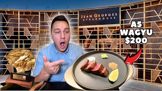 My $500 Dinner at a TOP Las Vegas Restaurant Jean George Steakhouse