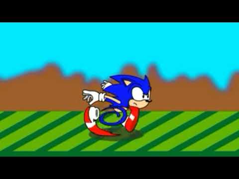 Sonic animation green hill zone