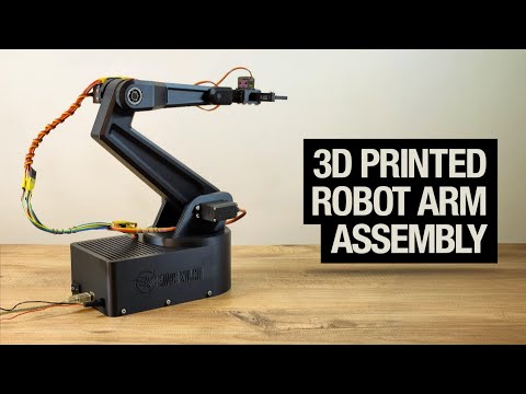 3D Printed Robot Arm Assembly