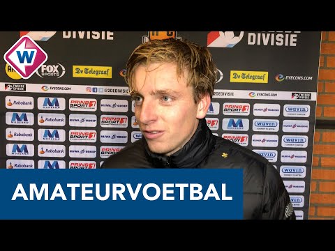 Spruijt (Rijnsburgse Boys): 'Voor de neutrale toeschouwer een mooi potje' - OMROEP WEST SPORT