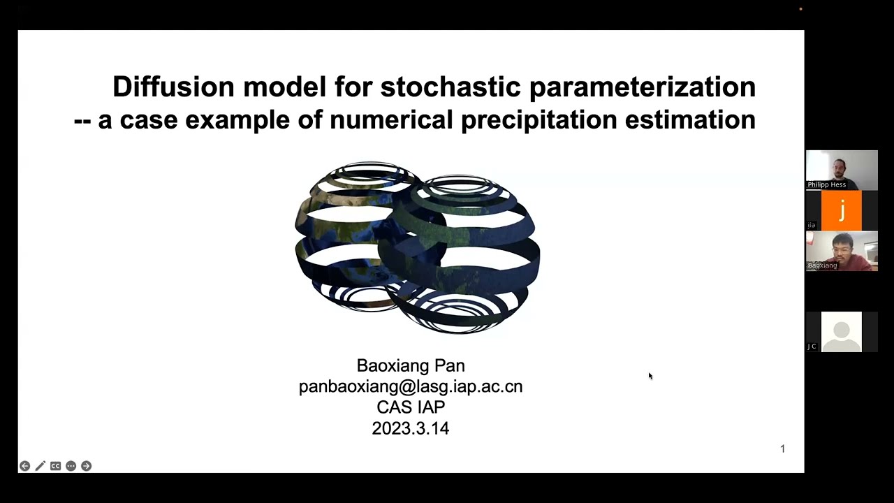 Diffusion model for precipitation downscaling.