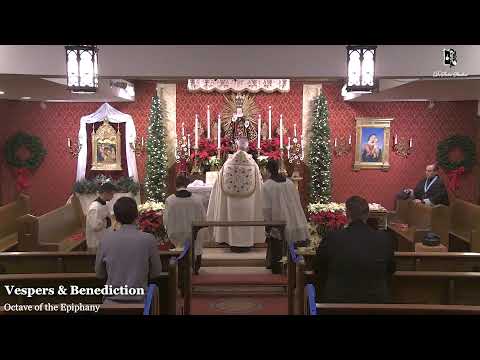 Vespers & Benediction: 7 PM EASTERN TIME (ET)