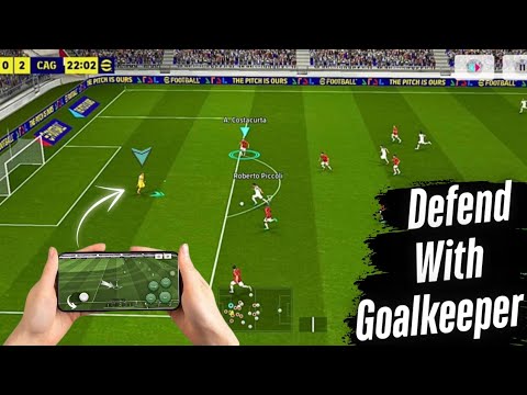 Tutorial How to Control Goalkeeper For Defend eFootball Mobile 