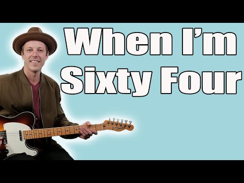Beatles When I'm Sixty Four Guitar Lesson + Tutorial