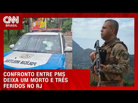 Troca de tiros entre PMs deixa um policial morto e três feridos no Rio | CNN NOVO DIA
