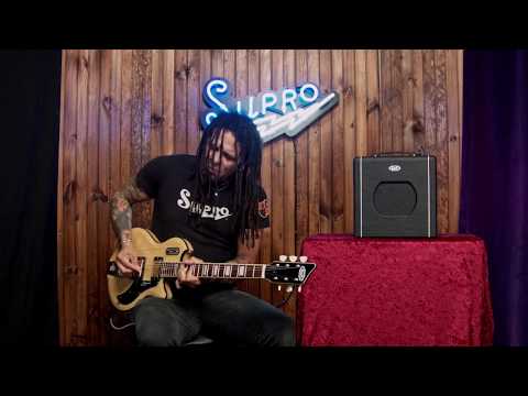 Eric McFadden plays the Supro Silverwood Guitar and Blues King 8 tube amp