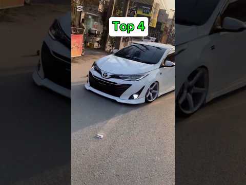 Top 5 modified Toyota Yaris in Pakistan 😱#shorts #car #viral