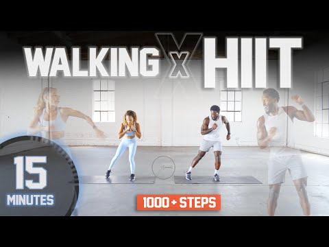 15 Minute Walking/Step Workout [Low Impact HIIT/Warm-Up/Finisher]