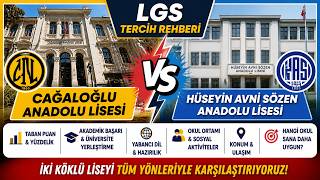 LGS Tercih Rehberi: Cağaloğlu Anadolu ve Hüseyin Avni Sözen Karşılaştı