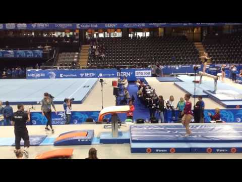 Agnes Suto - Podium Training - Vault - European Championships 2016