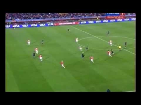 David Villa scores the win Spain vs Paraguay
