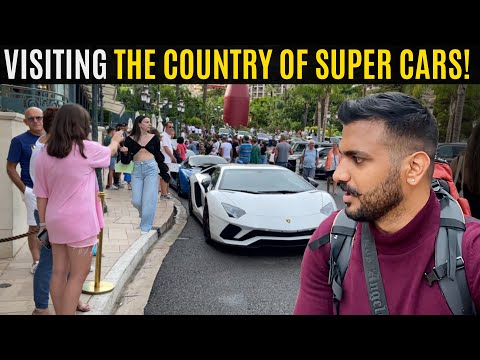 VISITING THE COUNTRY OF ONLY BILLIONAIRES! Fancy Cars, Super Yachts & Casino of MONACO!