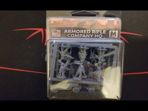 Flames of War - Armored Rifle Company HQ Unboxing