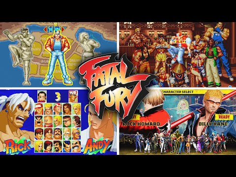 Fatal Fury Character Select Screen Evolution