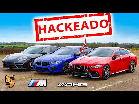 BMW M8 vs Panamera vs GT 4-Door: ARRANCONES DE 800 HP