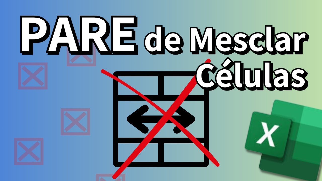 NUNCA use "MESCLAR E CENTRALIZAR"! Faça isso no lugar...