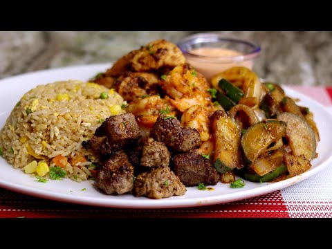 Steak, Shrimp and Chicken Hibachi Recipe