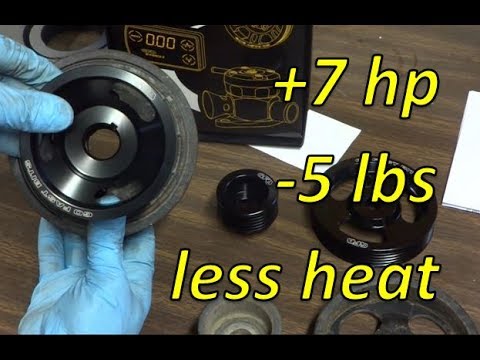Review & How to Install Performance Lightweight Underdrive Pulleys on a Subaru!! - Go Fast Bits, GFB