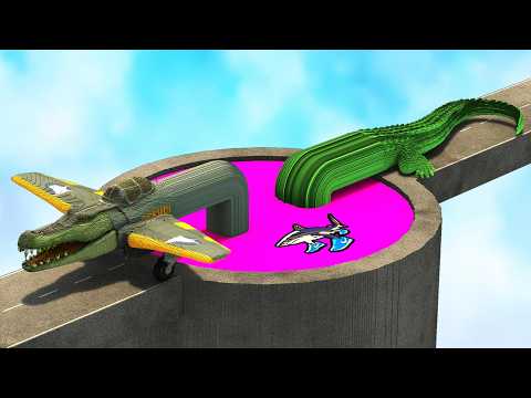 LONG CARS vs ITALIAN BRAINROT PORTAL in Teardown 2