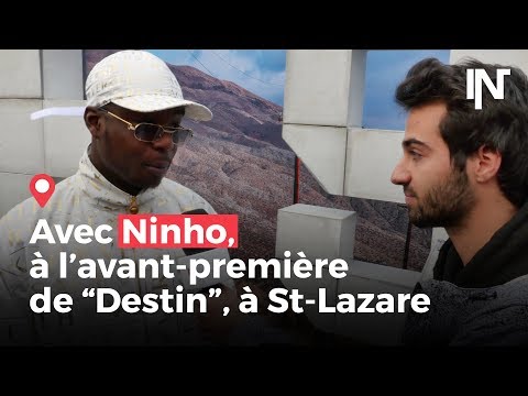 Avec Ninho à l'avant-première de son album "Destin" gare Saint-Lazare