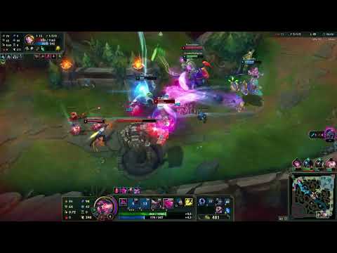 Cho'gath Seraphine vs Ezreal Blitzcrank Bot D1 13.16 9/3/9