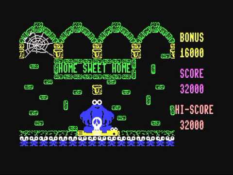 Commodore 64: Through the Trap Door game ending by Piranha