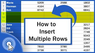 How to Insert Multiple Rows in Excel (The Simplest Way)