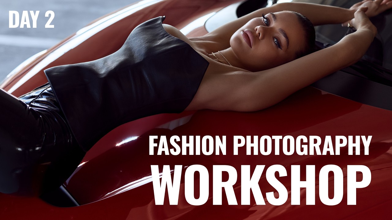 Fashion Photography Workshop Day 2 | Ferrari Sport Chic & Boho Aesthetic