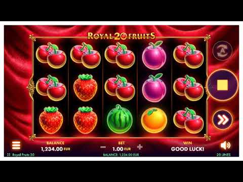 Royal Fruits 20 – Video Gameplay