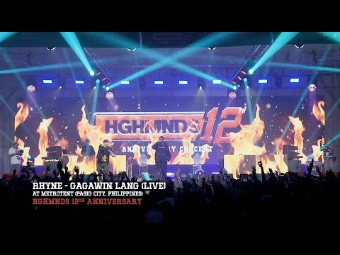 Rhyne - "Gagawin Lang" Live at the HGHMNDS 12th Anniversary Concert