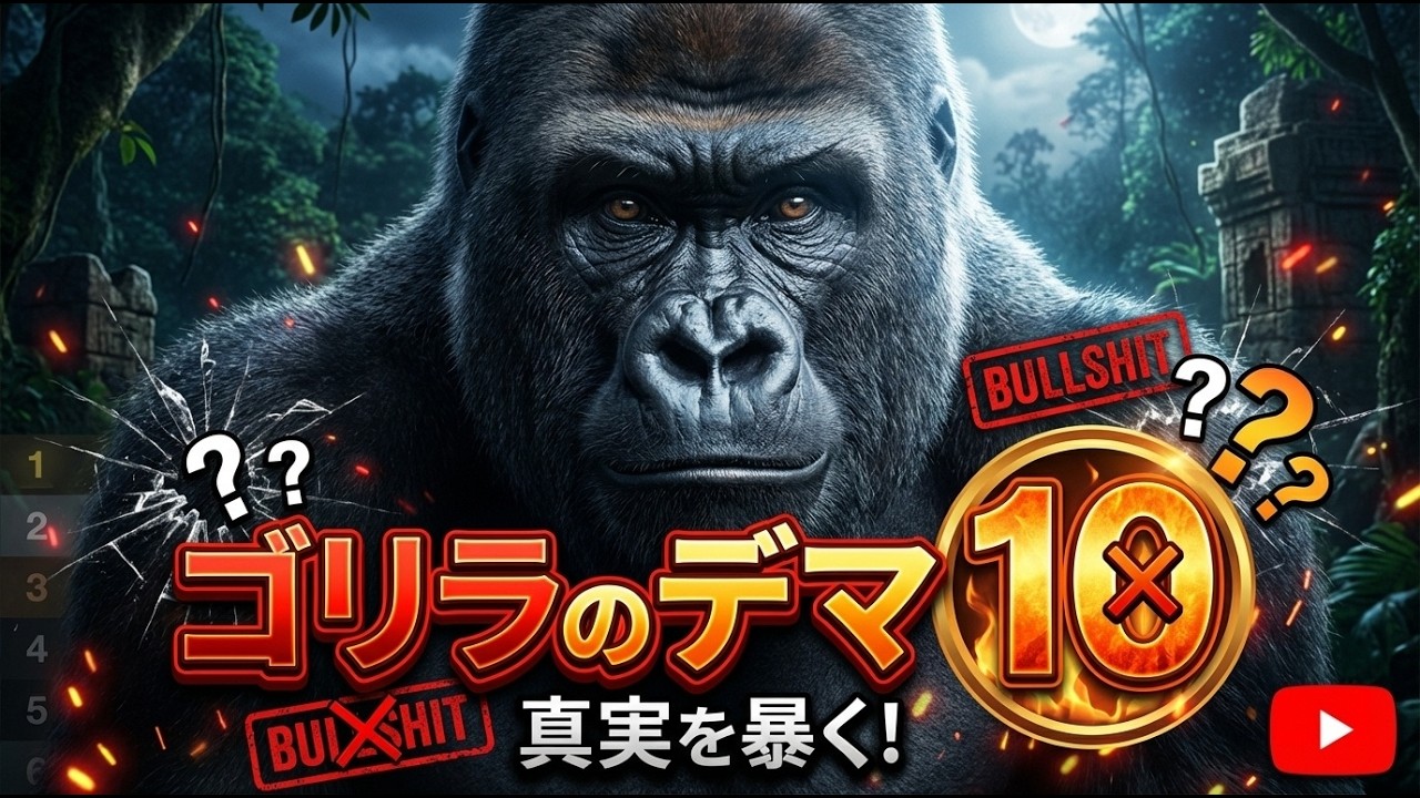 ゴリラのデマTOP10