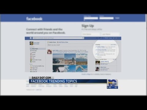 Facebook trending