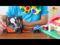 Uncle Bob The Clown Unboxing Forklift Cute Baby TV