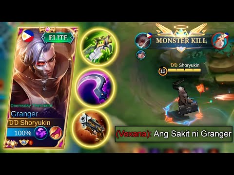 GRANGER GAMEPLAY | GRANGER BUILD AND EMBLEM 2023 | GRANGER BEST BUILD 2023 - MOBILE LEGENDS