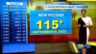 Double record-breaking day for Bakersfield