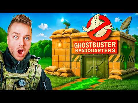 We Built a GHOSTBUSTERS BOX FORT to Catch a REAL Backyard GHOST!