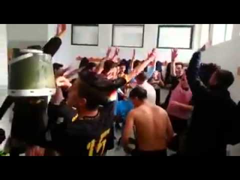 I festeggiamenti degli Allievi Nazionali della Lupa Roma vincitori del campionato