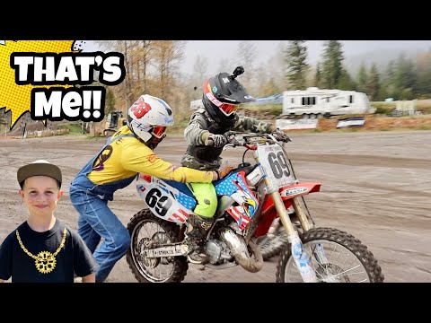 My First Time on a 125cc Dirt Bike! With my Famous Uncle Ron!