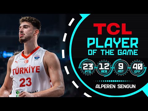 Alperen Sengun flirts with the triple-double! in big TUR 🇹🇷 win over CZE 🇨🇿 at #EuroBasket 2025!
