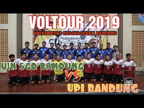 FULL SET!! VOLLYBALL (PUTRA) UIN SGD BANDUNG VS UPI BANDUNG | VOLTOUR UNIVERSITAS PADJADJARAN 2019