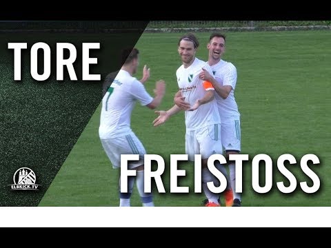 Traumhafter Freistoß von Benjamin Baarz (SC Sperber)