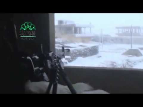 تدمير دبابة بعد استهدفها في منطقة الجيدور في محافظة درعا