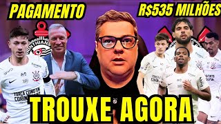 🛑URGENTE🛑 VENDAS MILIONÁRIAS NO CORINTHIANS! MUITO DINHEIRO NOS COFRES! PAGAMENTO DO ACORDO DE GARRO