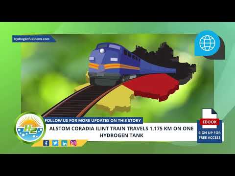 German Version - Alstom Coradia iLint train travels 1,175 km on one hydrogen tank