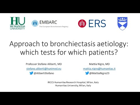Lessons in Bronchiectasis - Mattia Nigro and Stefano Aliberti (01.02.2023)