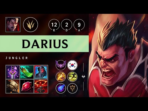 Darius Jungle vs Nidalee - KR Master Patch 25.14