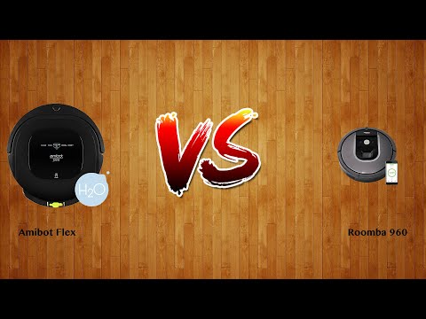Amibot Flex vs Roomba 960   -  Robot Vacuum Comparison